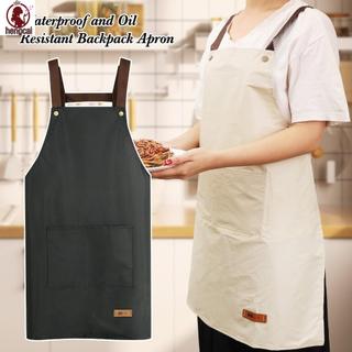 Tạp dề yếm PVC chống thấm nước có túi - Tạp dề nướng BBQ có thể điều chỉnh dành cho nam giới