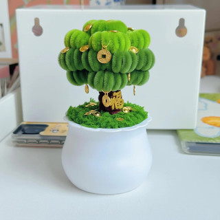 [HỎA TỐC HCM] CHARM VÀNG Cây tài lộc NHIỀU MẪU TRANG TRÍ LÀM HOA HANDMADE KẼM NHUNG HOA LEN ANGIHOME