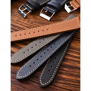 Phát hành nhanh Dây đeo đồng hồ da bò chính hãng 18 / 19 / 20 / 22mm Họa tiết lòng bàn tay Da bò Dây đeo đồng hồ cổ điển Vòng tay cổ điển dành cho nam nữ Dây đeo đồng hồ thay thế