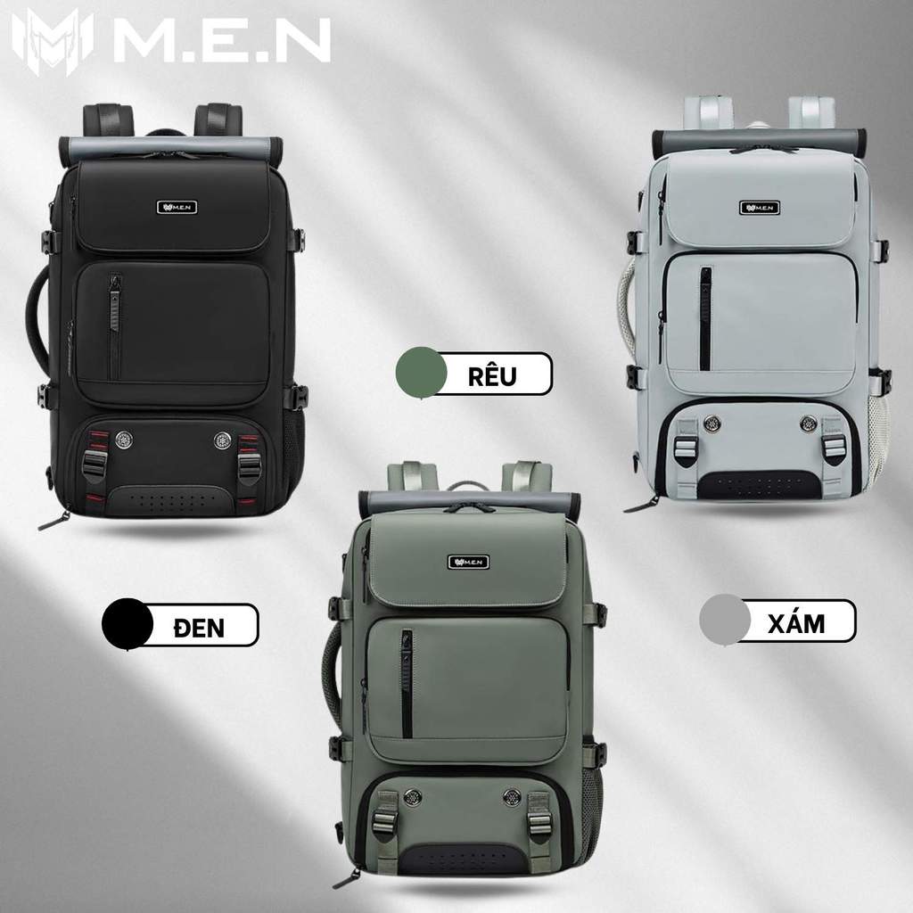 Balo đeo vai nữ nam Ales Cuộn MEN mẫu mới [XƯỞNG MAY SỈ]