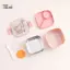 PlumHOUSE Hộp Cơm Trưa Trẻ Em Di Động Hộp Bento Inox Với Bộ Đồ Ăn Hoạt Hình Bảo Quản Thực Phẩm Dã Ngoại Ngoài Trời Hộp Salad Trái Cây VN