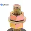 1 Bộ Bánh Xe Hướng Dẫn Cửa Tra Con Lăn Hướng Dẫn Cửa Trượt Con Lăn Với L-Pillar Braet Con Lăn Nylon Đôi Có Thể Điều Chỉnh Đẹp
