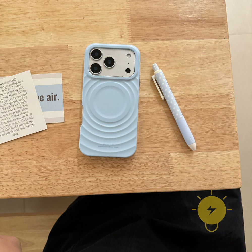 Phone Case For iPhone 17 Pro Max 16 15 14 13 with Griptok TPU Magnetic yellow with Griptok Aesthetic Korean Cute