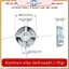 POWER Đầu cắt cỏ bằng hợp kim nhôm đa năng với dây chuyền cắt cỏ bằng thép Nylon Bộ phận thay thế máy cắt cỏ.
