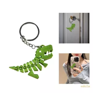 Exhila Vui Nhộn Và Thiết Thực 3D Khủng Long Móc Khóa Mặt Dây Chuyền Quyến Rũ Cho Trẻ Em Và Người Lớn Giống Nhau