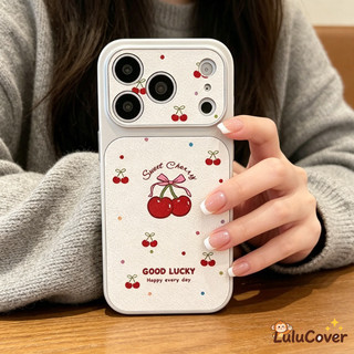 Ốp Da Nơ Anh Đào Ngọt Ngào Mùa Xuân Cho Redmi Note 15 14 13 12 12S Turbo 11 SE 11S 11T 10 9 Pro Max Lite 10S 9S 8 Pro Plus 5G 4G Đơn Giản Nhiều Màu Sắc Chấm Bi Thẩm Mỹ Bao Da Bé Gái