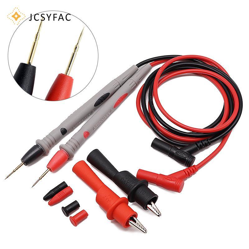 JCSYFAC Đồng Hồ Đo Dẫn Đầu Thăm Dò Đo Pin Kim Đầu Kỹ Thuật Số Nhiều Mét Thử Mới