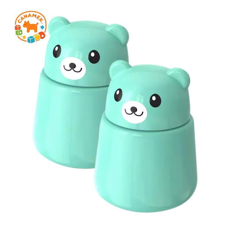 CANAMEK Gấu Nhỏ Sáng Tạo Máy Xay Thuốc Xay Viên Thuốc Và Viên, Dễ Dàng Nghiền Thuốc Tiện Lợi Để Mang CSF