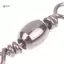 100 Chiếc Câu Cá Cán Xoay Kéo Thép Không Gỉ Móc Cá Thùng Xoay Dây Câu Kết Nối Nước Mặn Nước Ngọt mới
