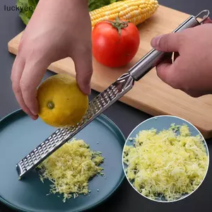 Luckyew Đa Năng Hình Chữ Nhật Chanh Cam quýt Trái Cây Lột Gừng Tỏi Sô Cô La Xay Thép Không Gỉ Phô Mai Xay Dụng Cụ Nhà Bếp TQ