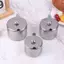 JCSYFAC Thực Tế Thép Không Gỉ Đường Bát Có Tay Cầm Nắp Thìa Chống Thấm Nước Gia Vị Lọ Nhà Bếp Nhà Hàng Gia Vị Hộp Đựng Mới