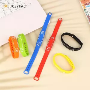 JCSYFAC ID 125Khz T5577 Clone Copy Bracelet EM4305 Replicable Writable Chống Thấm Nước Dây Đeo Tay Chìa Khóa Rfid Máy photocopy Huy Hiệu Kiểm Soát Truy Cập Token Mới