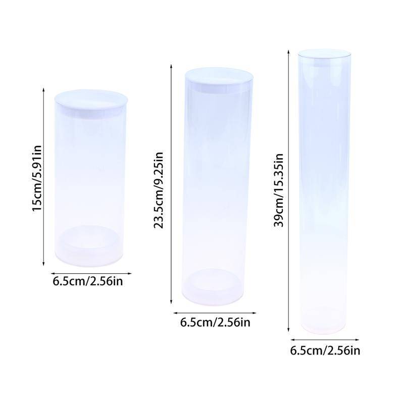 [KvJJL-t] Dụng cụ tổ chức cầu lông bằng Acrylic trong suốt Ống lưu trữ nhẹ di động cho gia đình và phòng tập thể dục Sử dụng mới