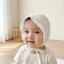 THEGIRL8B Mũ Ren Cho Bé, Mũ Chống Nắng Mùa Hè Hoa Trắng, Công Chúa Đơn Giản Thoáng Khí Hoa Sơ Sinh Mũ Trẻ Em