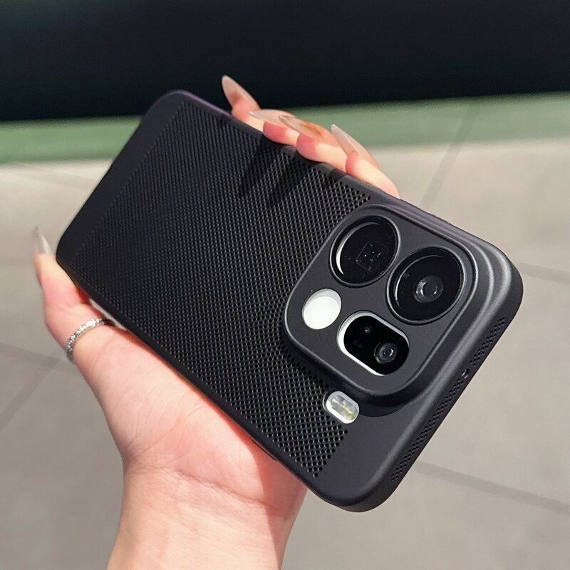 Mimi Bán Chạy Cho OPPO Find X9 X8 Pro / Ultra X8s X9s Plus Reno 14 15 Pro Max 15c Mini Lưới Tổ Ong Tản Nhiệt Vỏ Điện Thoại Siêu Mỏnganti Mùa Thu Kính Bảo Vệ Ống Kính