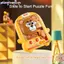 Photoframe 3D Animal Sliding Blo Puzzle, Đồ chơi mê cung Montessori giáo dục để huấn luyện Logic với các nhân vật thú cưng dễ thương VN