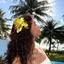 PYCOU Kẹp Tóc Hoa Hawaii, Hoa Nhân Tạo Ngọc Trai Trang Trí Hoa Nhân Tạo Kẹp Tóc, Thanh Lịch Boho Hoa Lan Kẹp Tóc Nữ Trang Trí Tóc