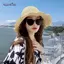 AqToCna 1 Chiếc Mũ Chống Nắng Ống Hút Có Vành Rộng Chống Tia UV Trang Trí Hoa Cho Đi Biển Dã Ngoại Du Lịch Sử Dụng AqToCna