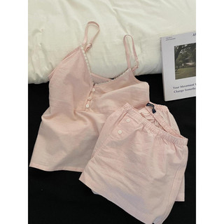 [Luni-oder] Đồ Ngủ Nữ 2 Dây Có Mút Ngực, Set Quần Short Cotton Mềm Mát Nhiều Mẫu Pastel ĐN36-40