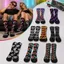 NICOLOO Unisex 67 Meme Kem Tất, Hoạt Hình Ấm Áp 67 Meme Crew Tất Dài, Cotton Thời Trang Nhẹ Thoáng Khí Sáng Tạo Tất Dành Cho Nam Nữ