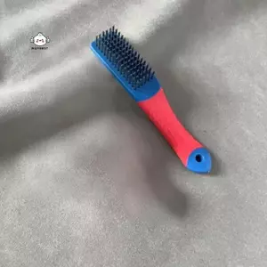Maybest Bàn chải dây thép không gỉ hạng nặng Tay cầm bằng nhựa thoải mái Hoàn hảo để loại bỏ rỉ sét, xỉ hàn, bụi bẩn và sơn {VN}