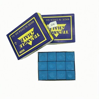 Hộp 12 viên lơ bida. Cục lơ bida, viên lơ bi a, cục thoa lơ bi a. -PST99