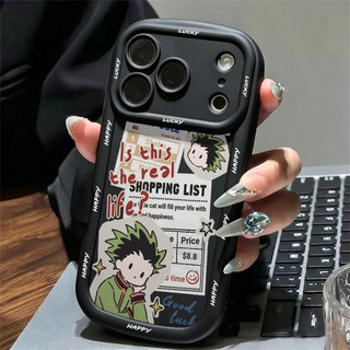 Ốp điện thoại Hunter x Hunter Gon & Killua cho iPhone 17Air / 16pro Max / 15Plus / 14 / 13 / 12 / X / 7 / 11 Vỏ mềm silicon mờ trọn gói bền chống rơi