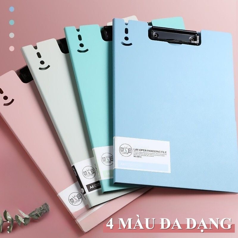 Bìa Kẹp Tài Liệu A4 Dày Dặn, Chống Cong – Kẹp Giấy A4 Tiện Dùng Hằng Ngày Cho Hồ Sơ Văn Phòng