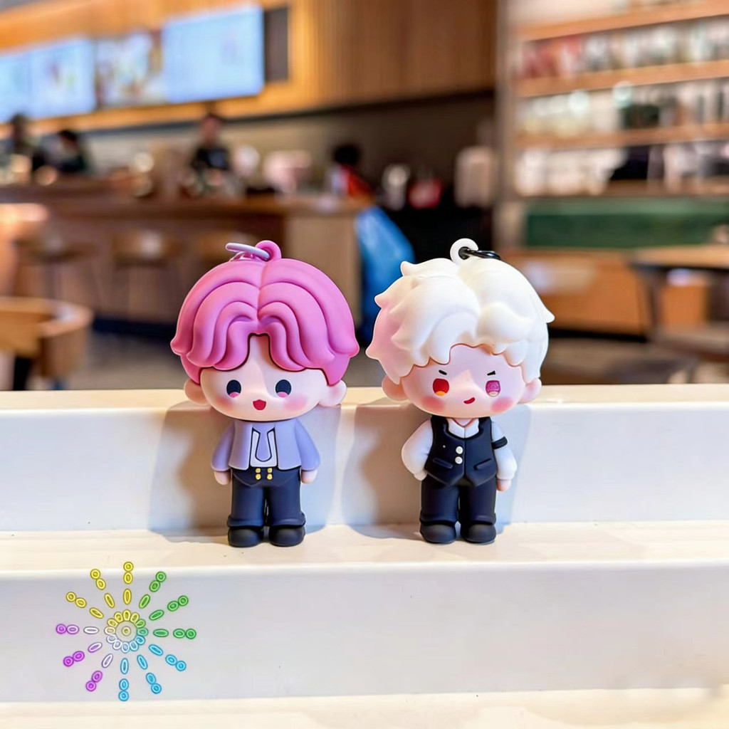 Trò Chơi Mới Tình Yêu Và Deepspace Xavier Zayne Rafayel Sillus Caleb Cosplay Móc Chìa Khóa Silicon Móc Khóa Hình Mặt Dây Chuyền Móc Khóa Jewely