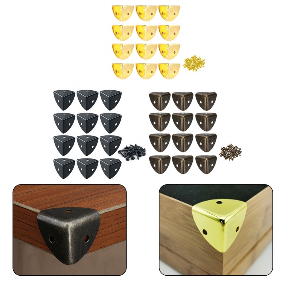 Hộp gỗ trang trí Bảo vệ góc cạnh với ốc vít 12 chiếc