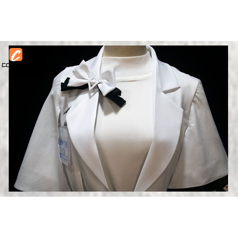 Anime Arknights - Quần Áo Cosplay Trọn Bộ Nhân Vật Bác Sĩ/Linh Mục, Đầm Tay Dài Cho Nữ