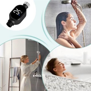 Nhiệt kế nước bằng thép không gỉ - Màn hình LED Điều khiển cảm ứng chống nước cho bồn tắm tắm
