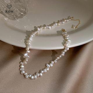 Vòng cổ ngọc trai Baroque thiết kế choker màu trắng, phù hợp làm trang sức đám cưới