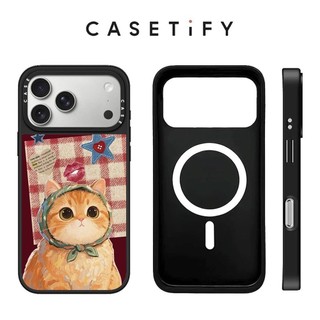 Khăn trùm đầu hoa từ tính Gương mèo Vỏ điện thoại cứng cho iPhone 17 Pro Max 17 Air 16 Plus 15 14 13 12 11 Vỏ chống sốc