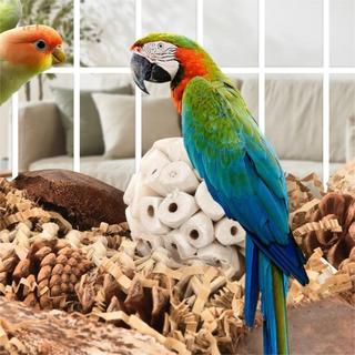 Quả bóng cỏ tự nhiên cho chim nhai và chơi với cây cọ Cây nho dệt đồ dùng cho chim