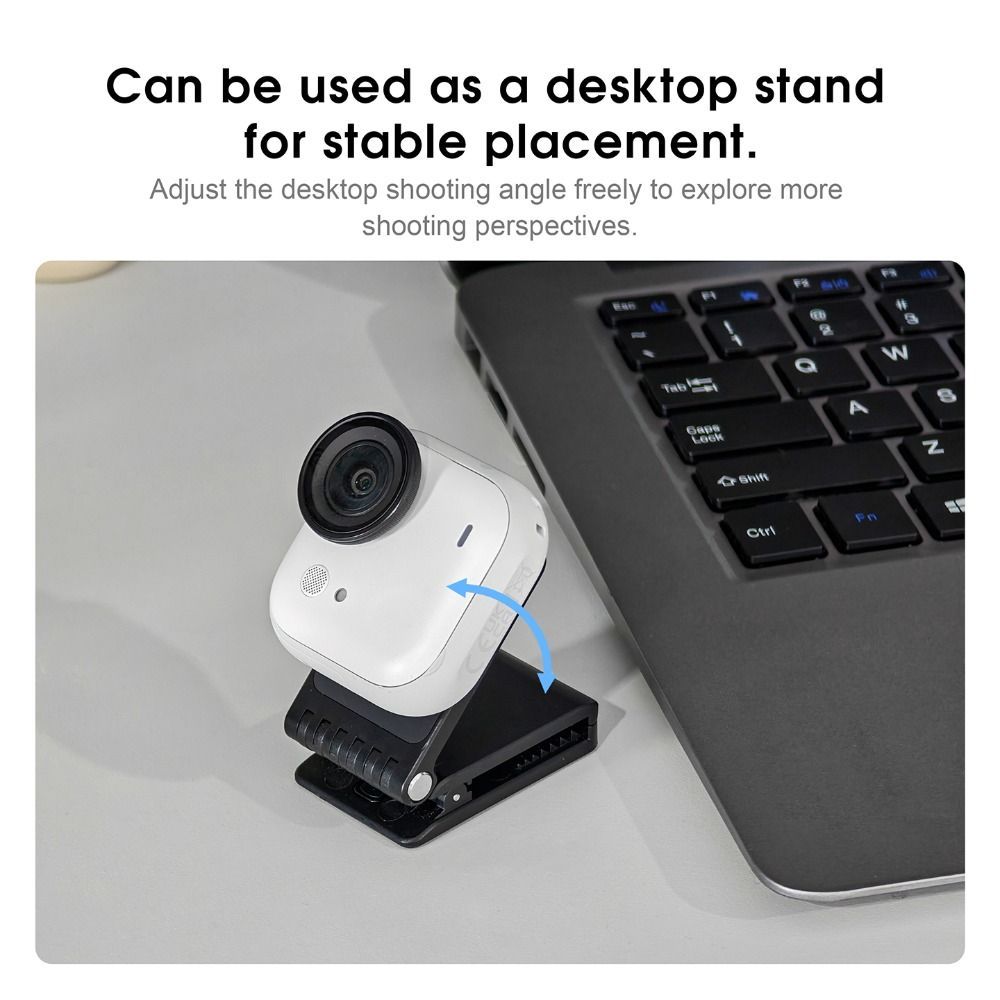 Giá đỡ gắn từ tính YRBWD, Camera tháo nhanh có thể điều chỉnh Kẹp cố định, Kẹp ba lô nhẹ xoay có thể gập lại cho phụ kiện máy ảnh hành động Insta360 GO Ultra