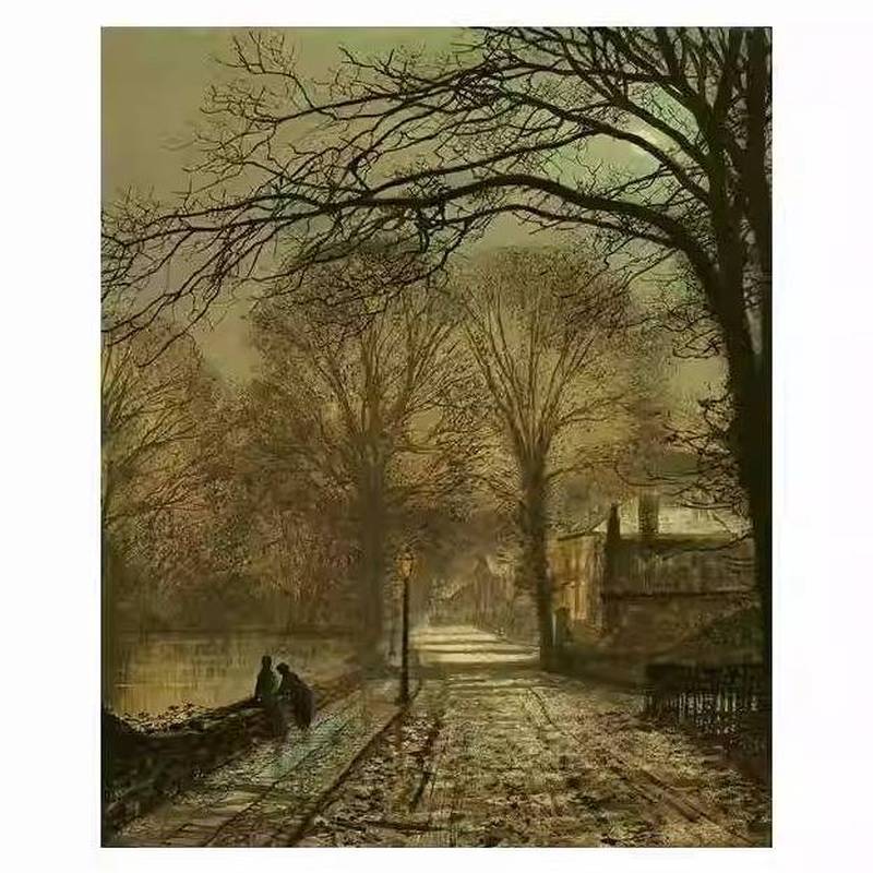 John Atkinson Grimshaw Phong Cảnh Xịt Tranh Trang Trí Nhà Tranh Canvas