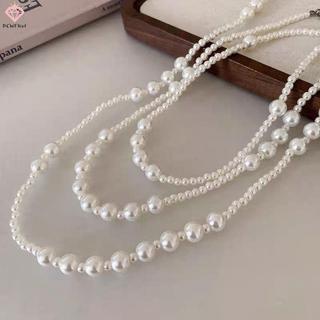 Vòng cổ ngọc trai nhiều lớp ngọt ngào, phù hợp làm quà tặng tiệc cưới và trang sức thanh lịch