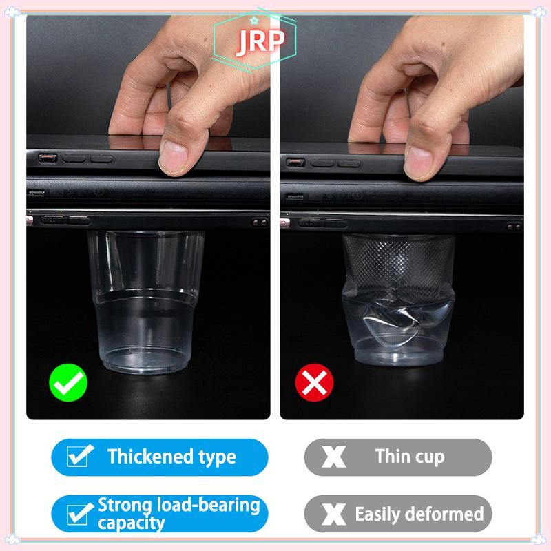 JRP Ly nhựa chịu nhiệt độ cao dùng một lần Cốc uống nước dày trong suốt gia đình JRP
