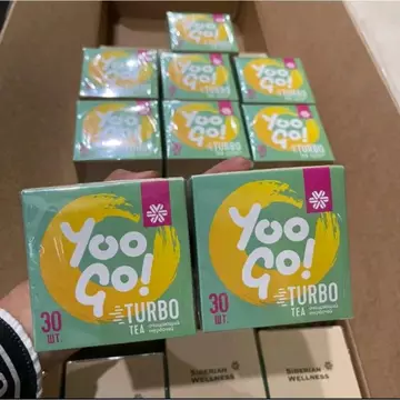 [Combo 3 hộp] Trà thải độc ruột Yoo Go Turbo Tea siberian, trà thải độc hỗ trợ giảm cân, cải thiện hệ tiêu hóa
