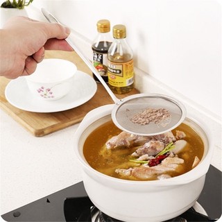 Dụng Cụ Hớt Bọt, Vớt Cặn, Lọc Dầu Lược Dừa, Rây Bột Bằng Inox Không Gỉ Lọc Cà Phê Bằng Vải, đa Dạng đủ Kích Thước