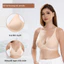 Áo ngực cỡ lớn dành cho nữ, Size lớn, Cổ chữ V sâu, Hỗ trợ thạch mềm, Không có vòng thép, Thiết kế đáy mỏng, Giảm hiệu ứng hình ảnh của ngực và nách to.