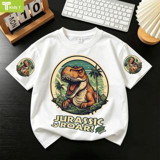 COD✅ (Hồ Chí Minh)Kids T Mall Áo phông tay ngắn In hình hoạt hình Áo Kiểu rộng và ấn tượng Trẻ em thời trang #VN54