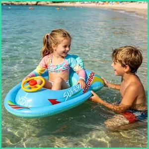 Đồ chơi bể bơi bơm hơi Phim hoạt hình Vòng bơi bơm hơi cho trẻ em Phao bể bơi cho hồ Beach River Dock sonlekvn