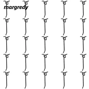 MARGREDY 25 Cái Móc Hiển Thị, Móc Chốt 4 Inch, Giá Để Đồ Đục Lỗ