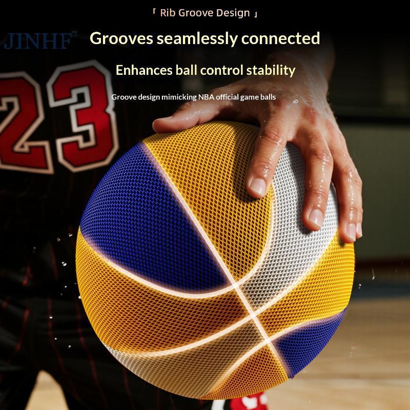 JINHF Training Basketball Silent Weighted Foam Ball Size 7 High Bounce để luyện tập trong nhà và tập luyện tại nhà HOT