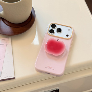 Giá đỡ điện thoại trái cây dễ thương Màu kẹo Vỏ bảo vệ silicon mềm cho iPhone 17Promax 17Pro 13 14 15 16 Pro Max Vỏ điện thoại di động nữ chống sốc