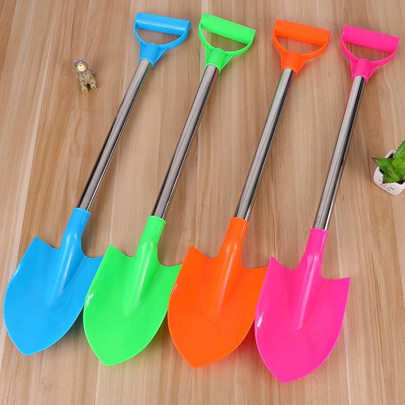 Đồ chơi xẻng nhựa cho bé đi biển, đào cát, dụng cụ mùa hè, màu ngẫu nhiên