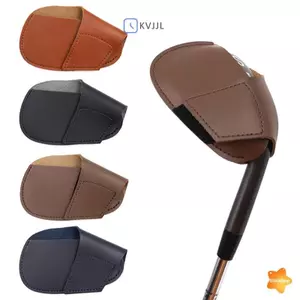 Vỏ bọc sắt câu lạc bộ chơi gôn bằng da PU Tay áo bảo vệ Nêm được đánh số Mũ trùm đầu cho phạm vi lái xe Sử dụng mới