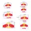 Đầu Xe Đạp Ngộ nghĩnh Stiers Red Pig Đề Can Trang Trí Cho Tay Lái Xe Đạp Mũ Bảo Hiểm Top Ống Đề Can Đội Đi Xe Đạp Stier Mới